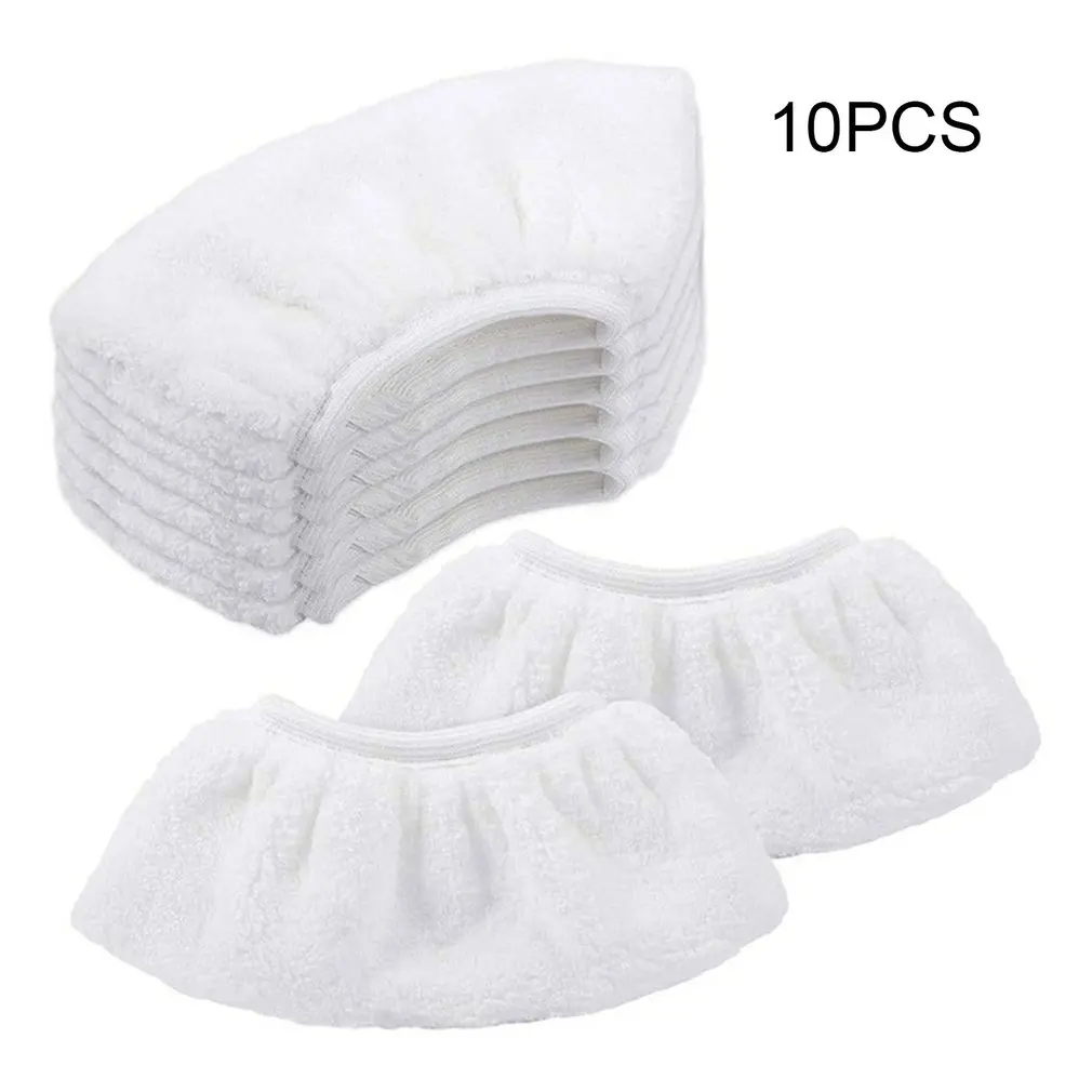 

10 Pcs Steam Replacement Microfiber Mopping Pads Microfibre Cover Set Washable Cloth Covers For Steam Mop Steam Mop Cloth Cover