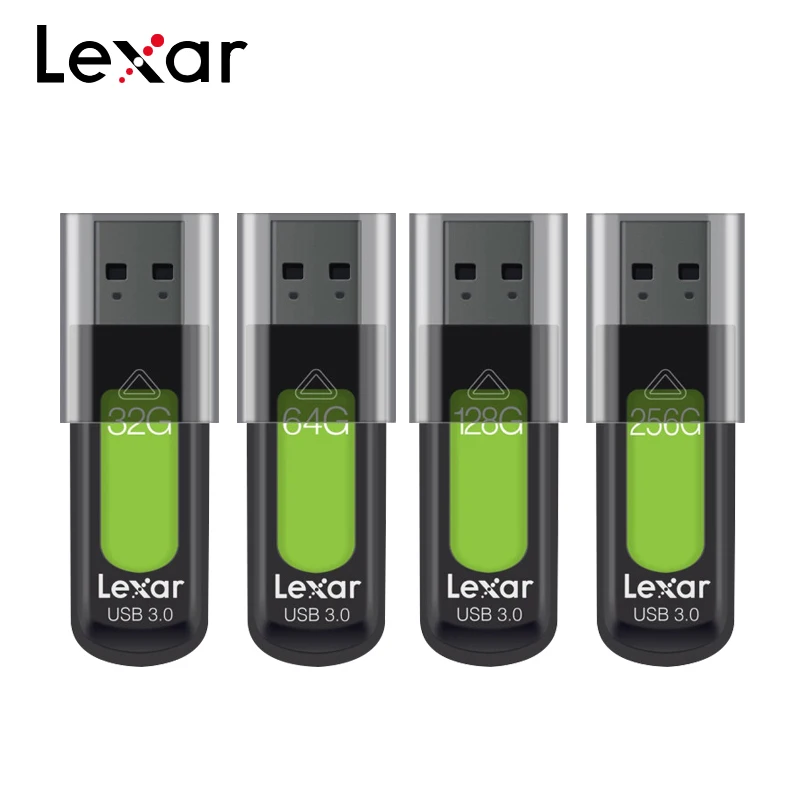 Lexar JumpDrive S57 флеш-накопитель USB 3,0 32GB 256-bit AES флешки 128GB 256GB флеш-накопитель для ПК и Mac систем