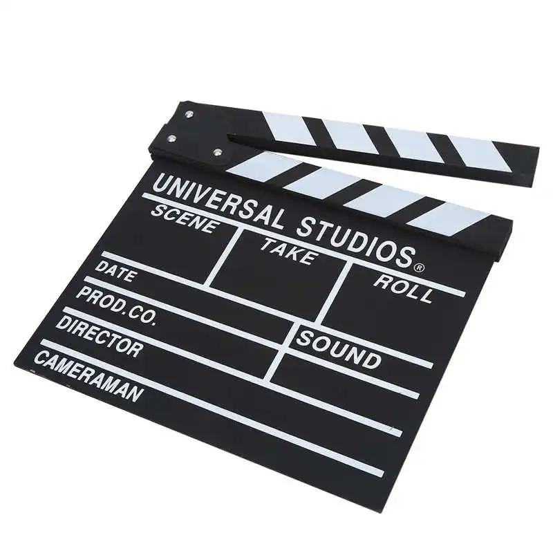 Деревянный нумератор кинотеатр Clapperboard ClapperBoard 30x27 см | Электроника