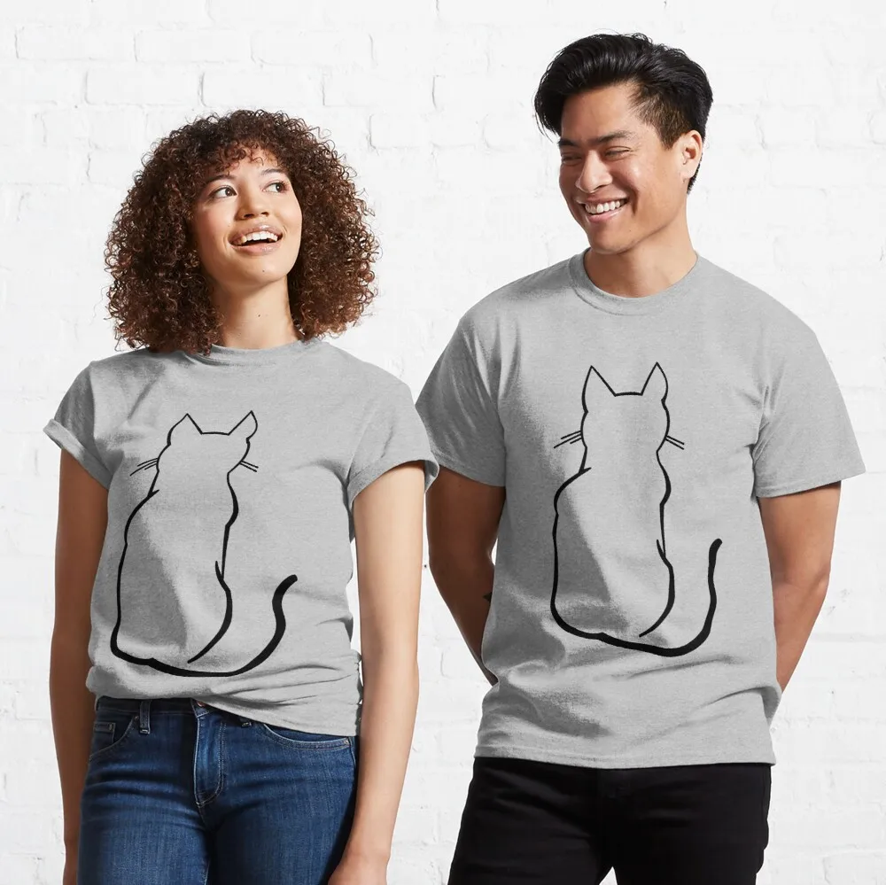 

Tops T Shirt Women Cat Classic T-Shirt