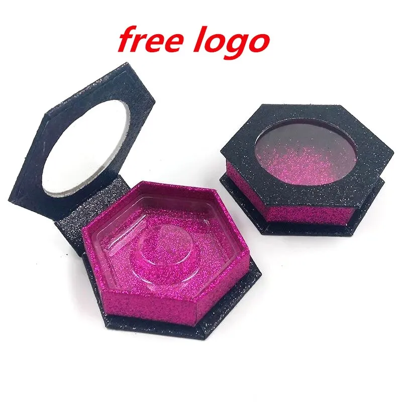 

Custom Logo Eyelashes Packing Boxes Gift box Lashes Package Storage Cases Makeup Cosmetic Case Mink False Eyelash