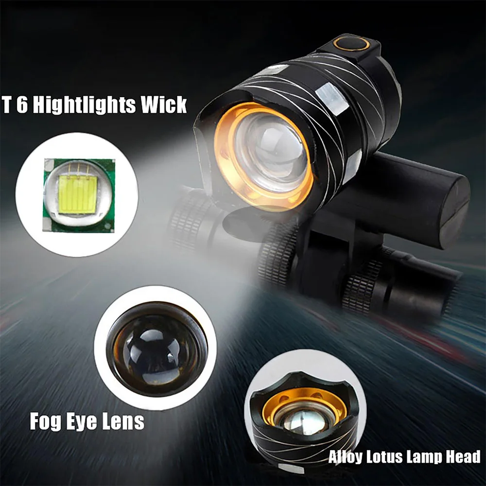 

Bright Bicycle Light USB Rechargeable Bicycle Front Headlight Rear Taillight Waterproof Cycling Flashlight Bike Accessories