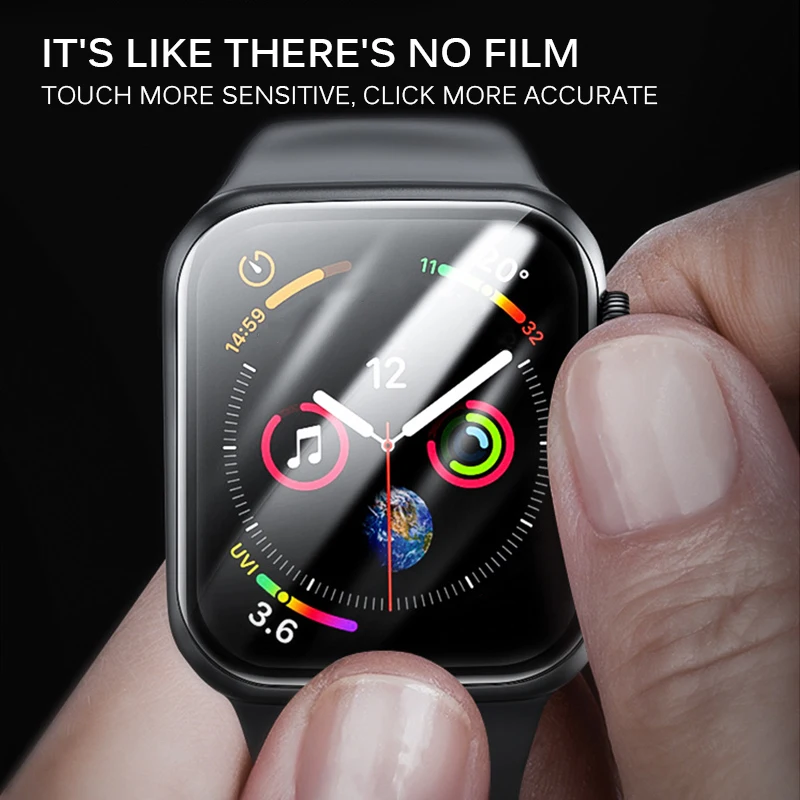Защитная Гидрогелевая пленка для Apple Watch 5 4 3 2 1 40 мм 44 38 42 м|Смарт-аксессуары| |