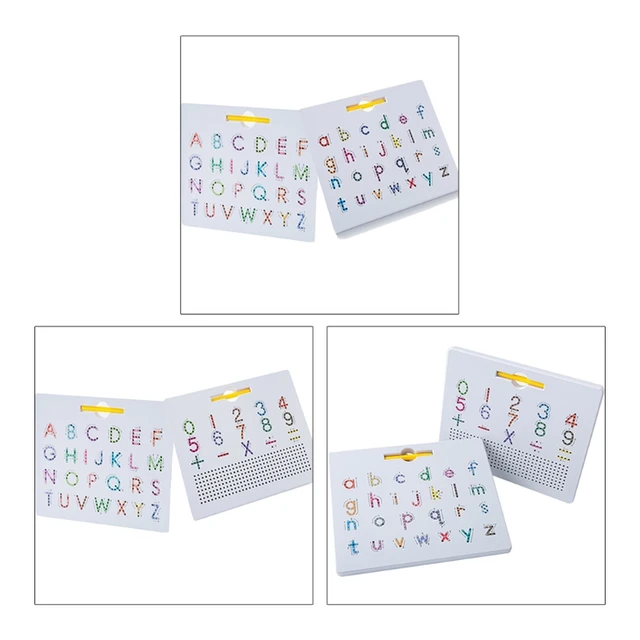Magnetic Alphabet Tracing Board for Kids, Magnetic Number Tracing Board for  Toddlers, Magnetic Drawing Board for Children - AliExpress