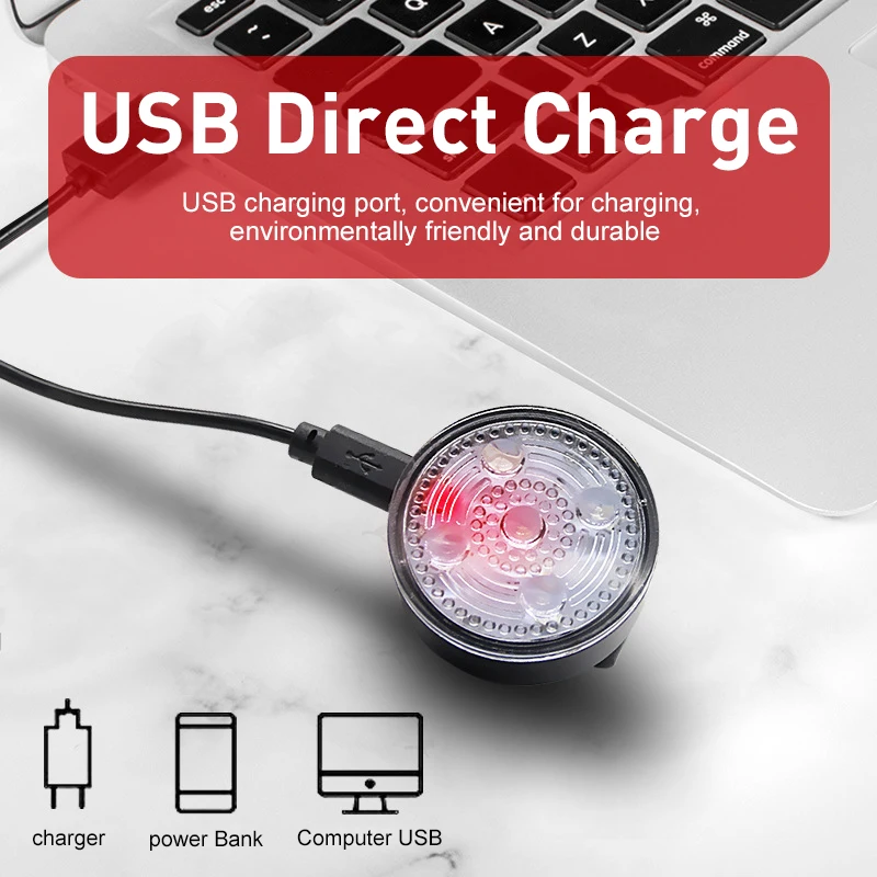 Задний фонарь для велосипедного шлема с Usb-зарядкой | Спорт и развлечения