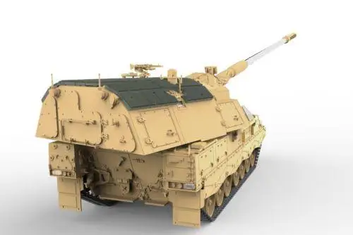 Meng Model 1/35 TS-019 German Panzerhaubitze 2000 w/ADD-ON Armor |