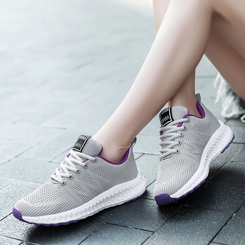 

2020 Autumn and Winter Women's Sports Shoes Lightweight Breathable Sneakers Women Big Size Running Shoes Woman zapatillas mujer