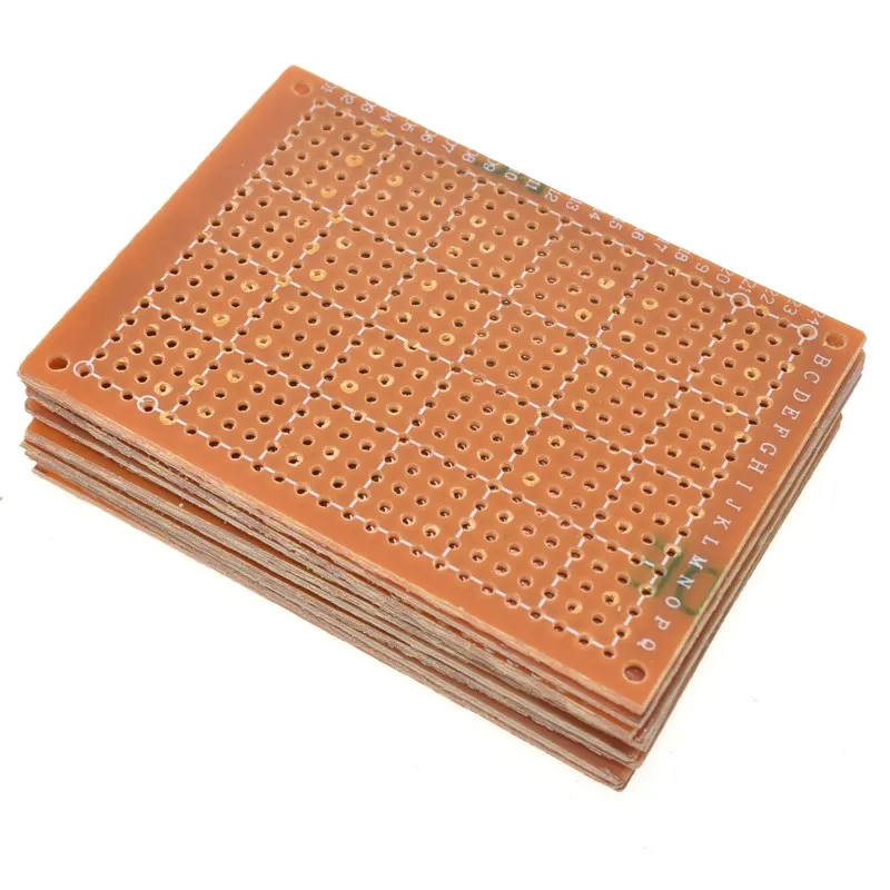 Плата WAVGAT 5*7 PCB 5x7 5 см 7 DIY Прототип бумага универсальная плата желтая 10 шт. |