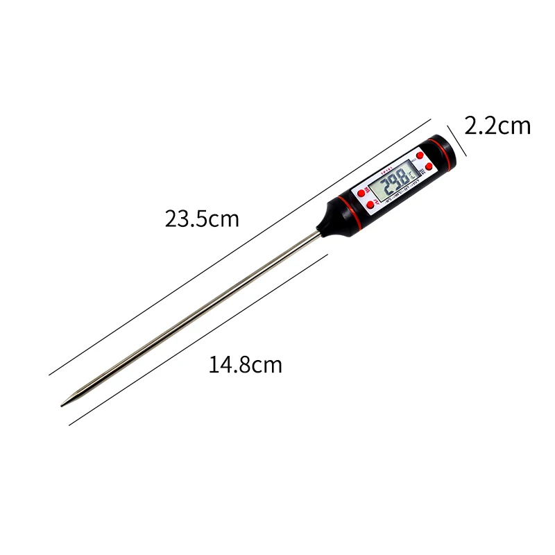 Цифровой Кухонный Термометр в виде ручки для еды мгновенного чтения