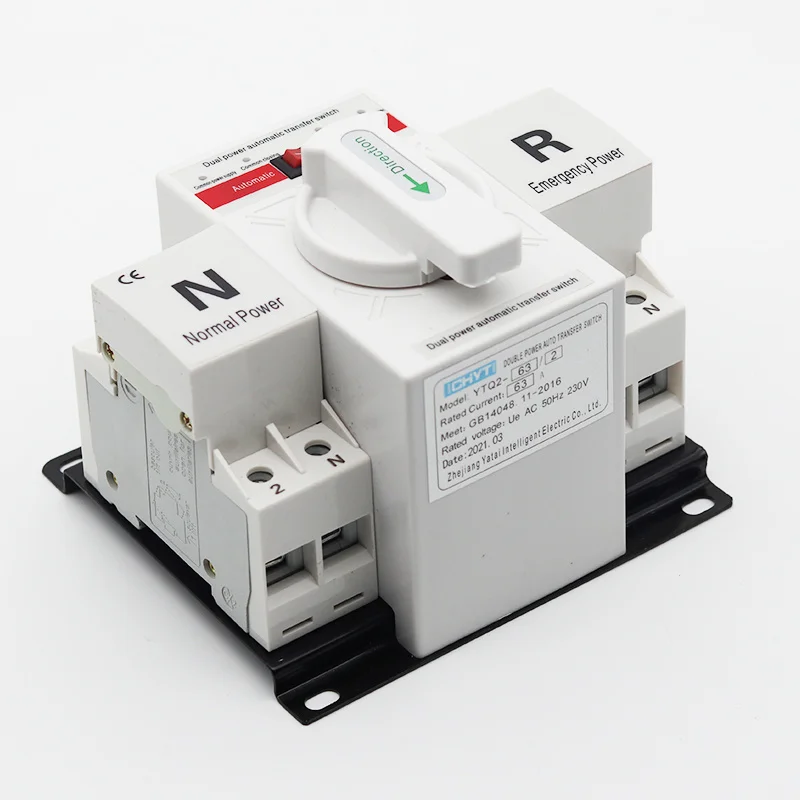 Автоматический выключатель автоматический с выключателем 2P 63 А 230 В |