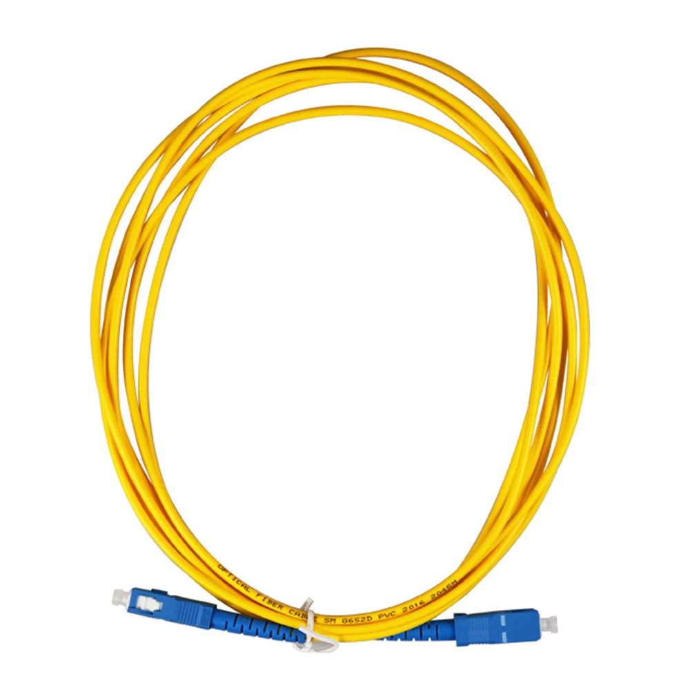 

For SC-SC Fiber Optic Patch Cable SC/UPC SM SX 3.0mm 9/125um FTTH Fiber Patch Cables Singlemode Optical Jumper Pigtail
