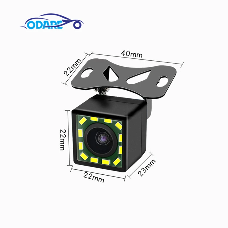 Odare HD камера заднего вида для автомобиля 140 градусов водонепроницаемая ночное