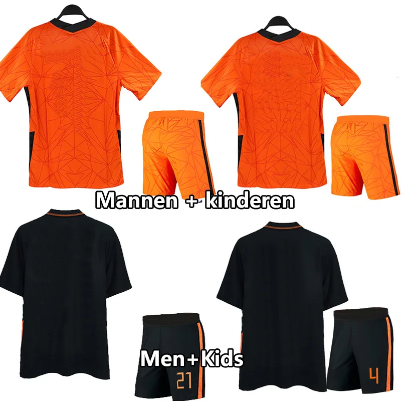 

Dutch national team shirt 2021 kids soccer jersey for boys and men children's clothing kit traingspak Tracksuit Adult the kid