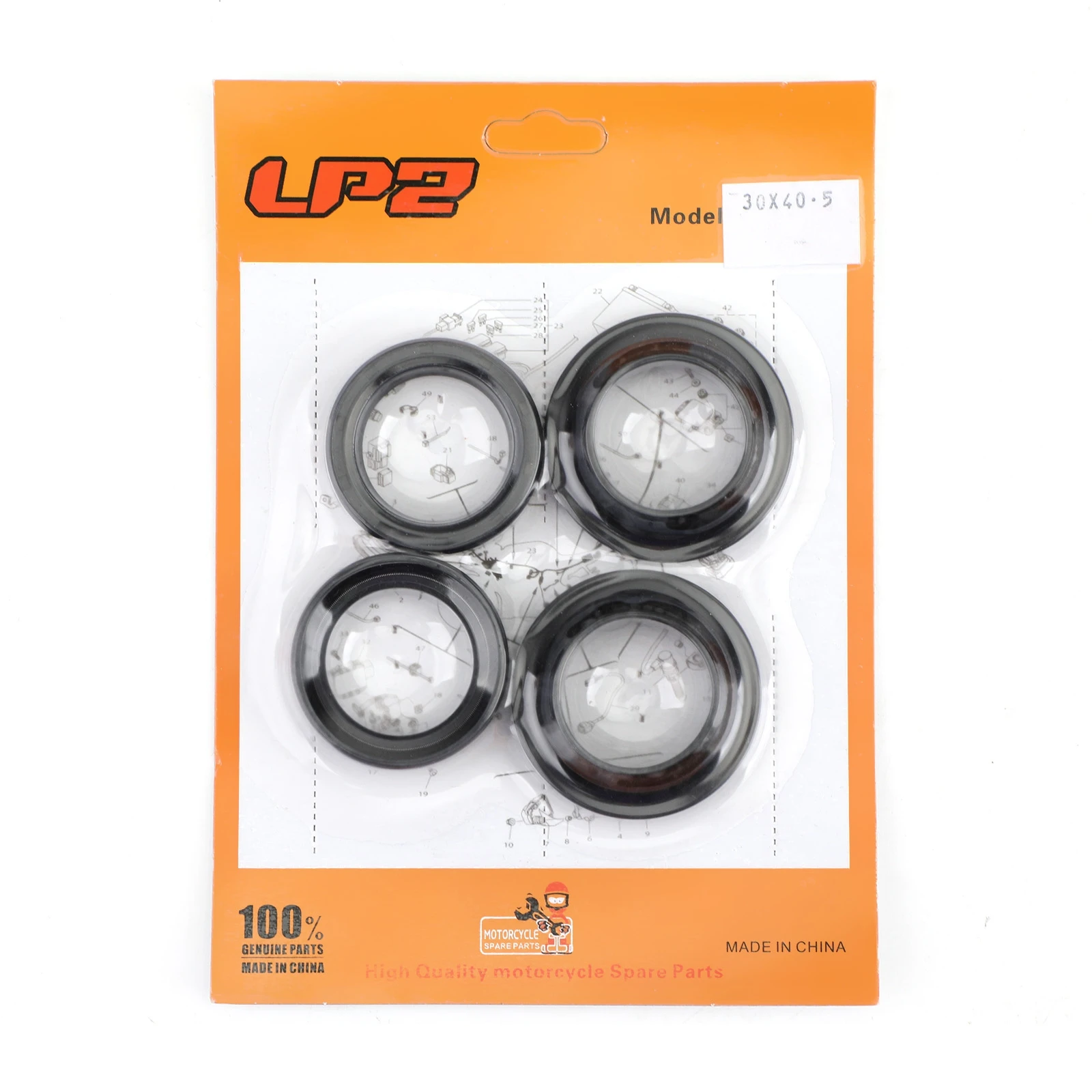 

Areyourshop for Yamaha TTR125 TY125 YBR125 DT125 RD125 1974-2014 Front Fork Oil Seal Dust Cap Repair Rebuild for Suzuki AN150