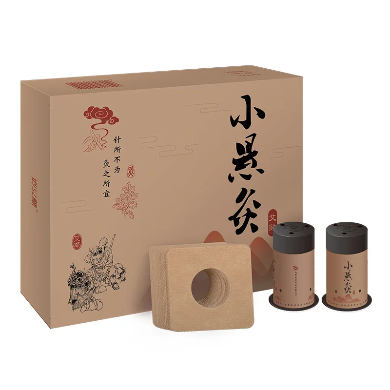 

New 30Pcs/box Mini Moxa Sticker Chinese Traditional Moxibustion Heating Therapy Acupuncture Points Massage Moxa Burner Set