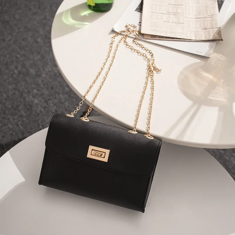 

British Fashion Simple Small Square Bag Women's Designer Handbag 2021High-quality PU Leather Chain Mobile Phone Shoulder bags