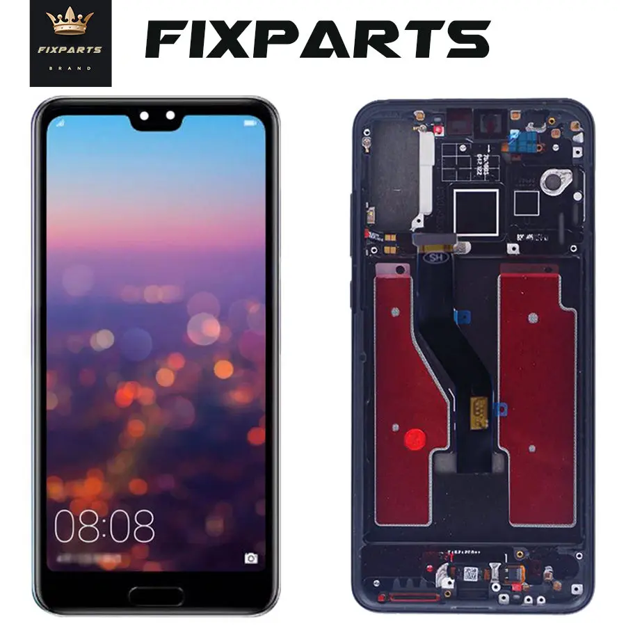 TFT LCD Display With frame for Huawei P20 Pro Touch Screen Digitizer Assembly 6.1" CLT-AL01 Huawei P20 Pro Screen P20 Plus LCD