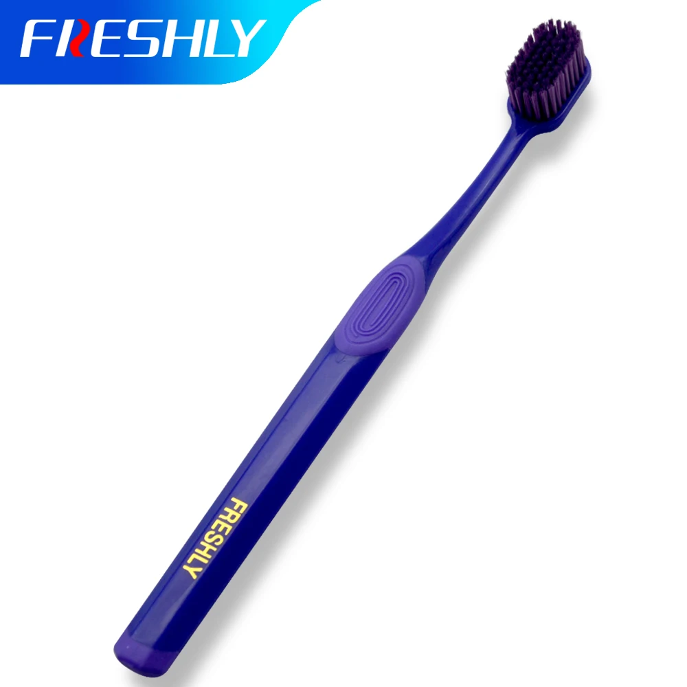 Свежезубная щетка Экологичная Мягкая щетина чистые десны для взрослых средняя