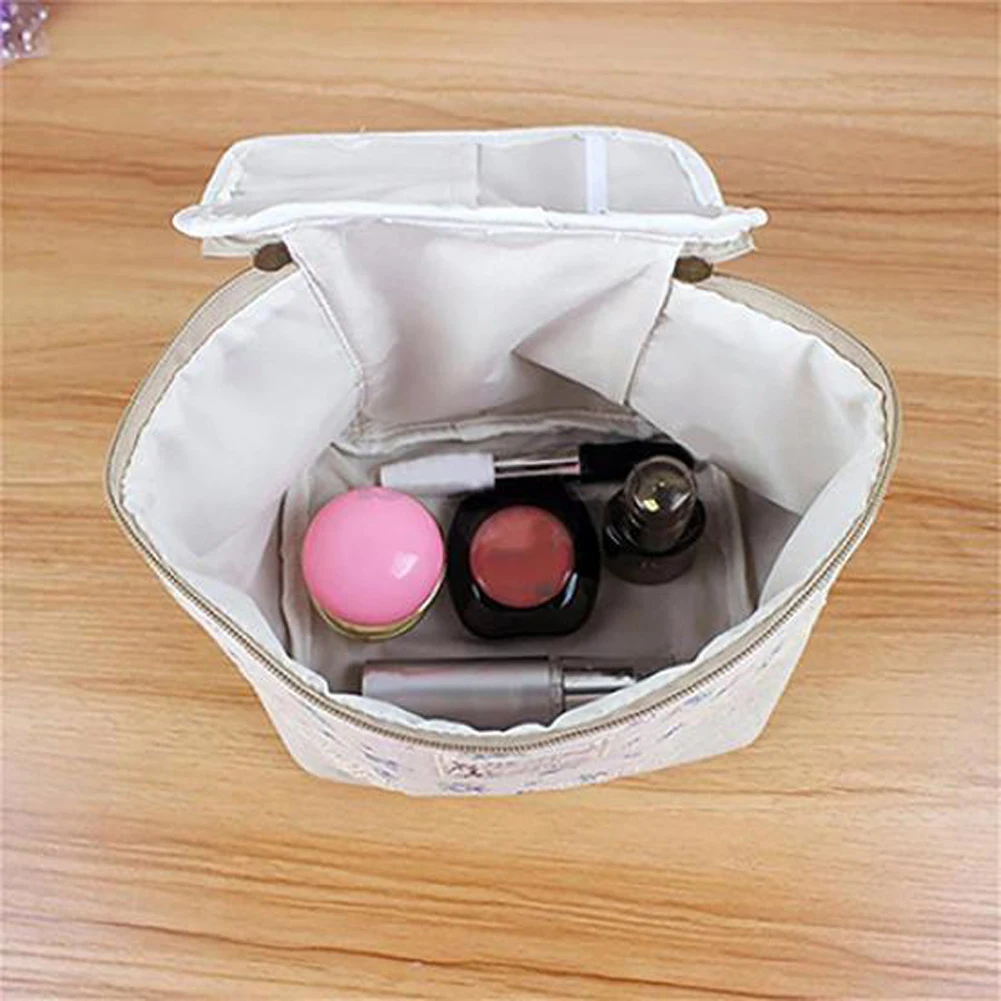 Многофункциональная косметическая сумка с цветочным принтом для макияжа