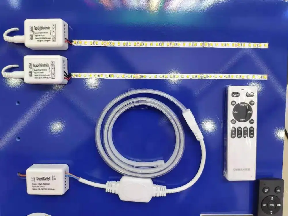 

Smart control for 3 diffrent voltage 12V-24V 110V-240V Smart controller smart kit for Whole house intelligence color adjusted