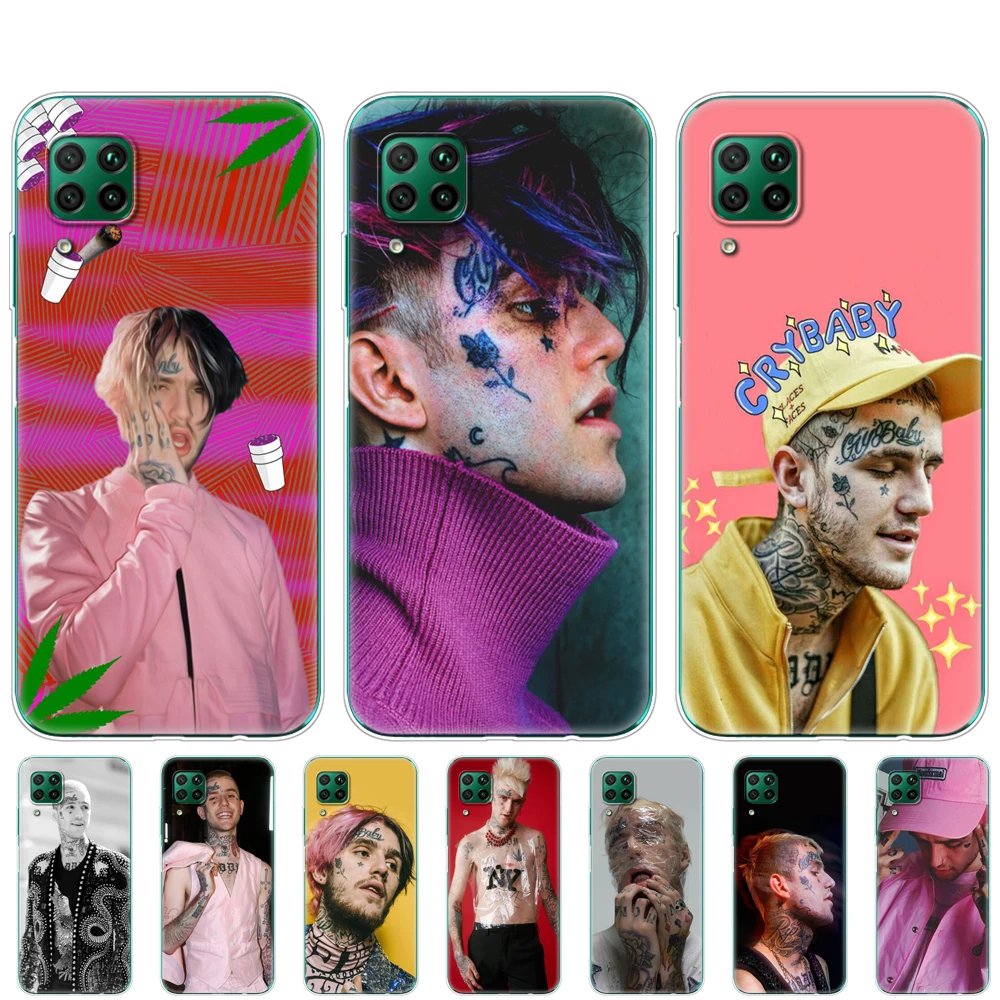 Силиконовый чехол для huawei p40 lite E p40 pro P smart 2020, чехол для huawei Y5P Y6P Y7P Y8P Y6S Y8S Y9S NOVA 5T, чехол lil peep