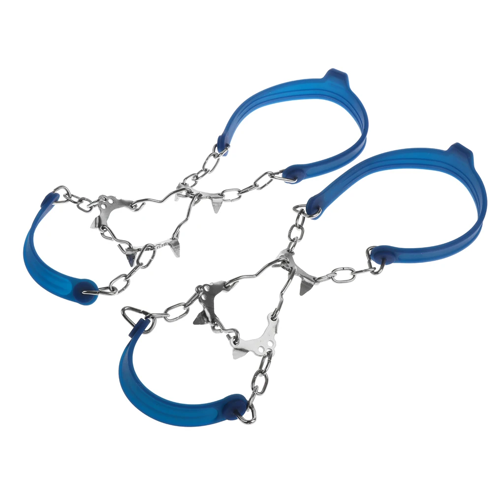 6-зубчатые Ледяные Шипы для снега шипы обувь противоскользящие ручки зимней