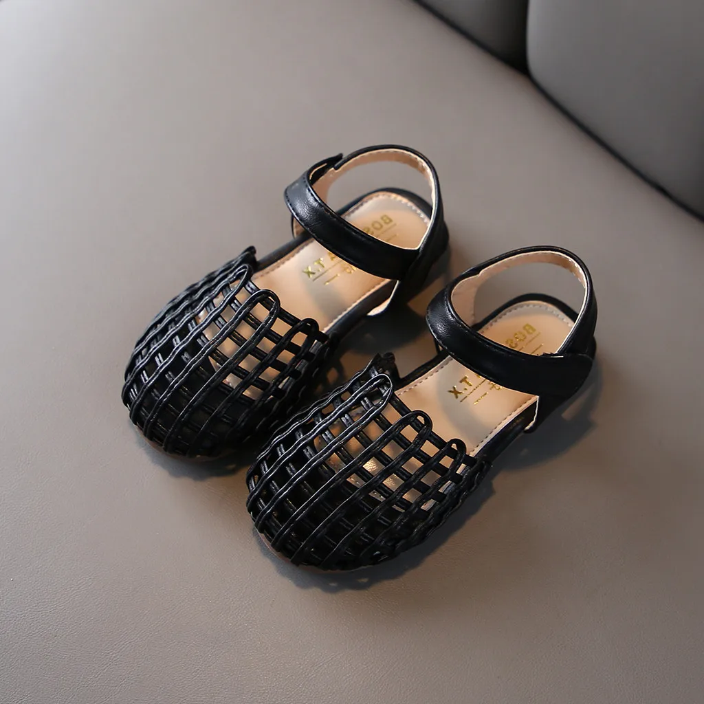 Летние однотонные повседневные босоножки JAYCOSIN с мягкой подошвой для маленьких