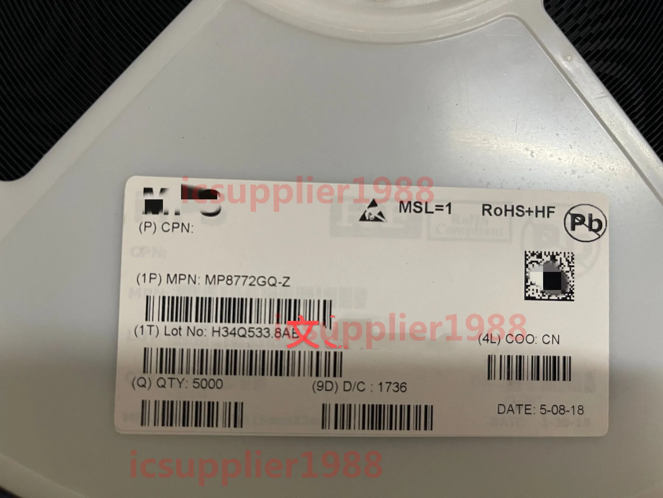 

MP8772GQ-Z MP8772GQ MP8772 IC REG 17V 12A HI EFFICIEN 700KH QFN-16 50PCS/LOT