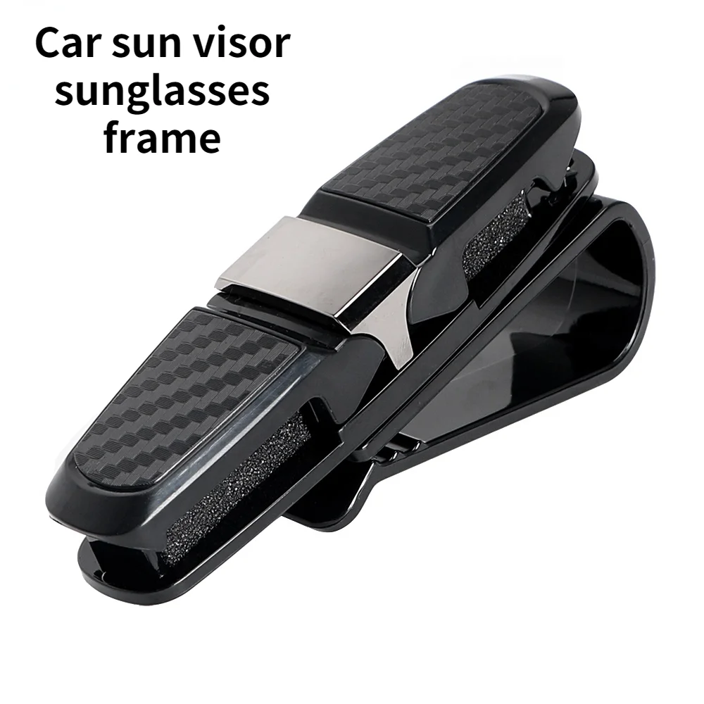 

Auto Zonneklep Zonnebril Houder Clip Universele Ticket Card Clamp Fastener Bril Case Draagbare Accessoires