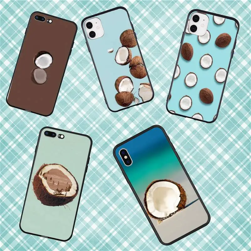 

Coconut Phone Case For Iphone 11 12 13 Pro Max 5s 6s 7 8 Plus X Xr Xs Max Se 2020 12 13 Mini Case Cover