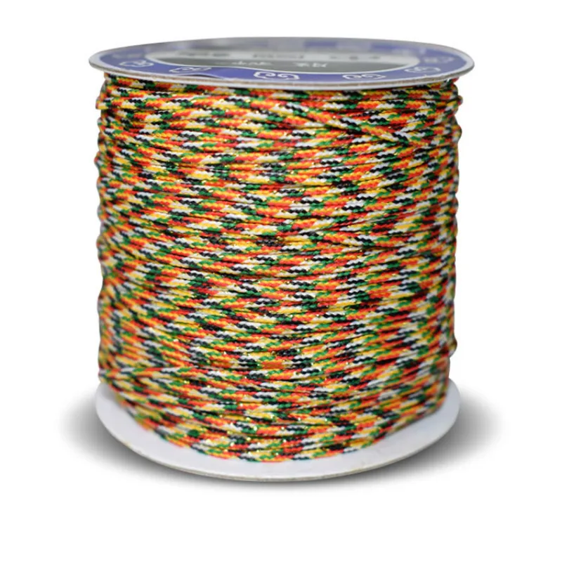 

100M 0.8mm 1mm 1.5mm Colorful Nylon Cords Thread Chinese Knot Macrame Cord Bracelet Braided String DIY Jewelry Cord Thread