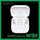 Беспроводные наушники OPPO Enco W51 с шумоподавлением, TWS Bluetooth-гарнитура, Спортивная Музыкальная гарнитура для игр