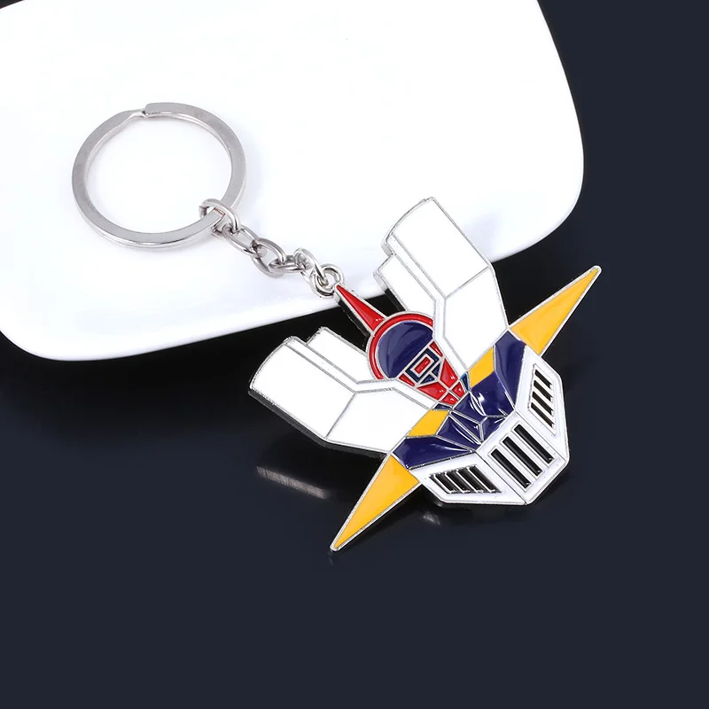 Anime Mazinger Z UFO Robot Grendizer Keychain Portrait Multicolor Mask Metal Keyring Men Boy Fans Accessories Gift Jewelry | Украшения и