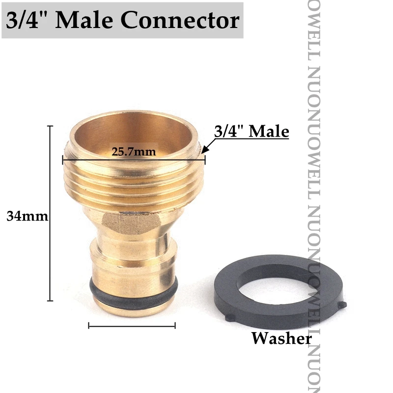 Резьбовой соединитель 2 шт. латунные соединители для сада водопроводный адаптер