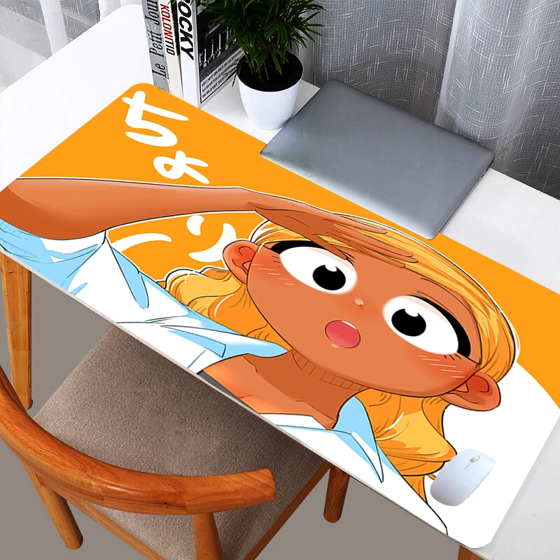 

Anime Komi Can't Communicate Large Gaming Mouse Pad PC Computer Cherry blossoms Gamer Desk Mat For CS GO LOL Dota XXL Mousepad