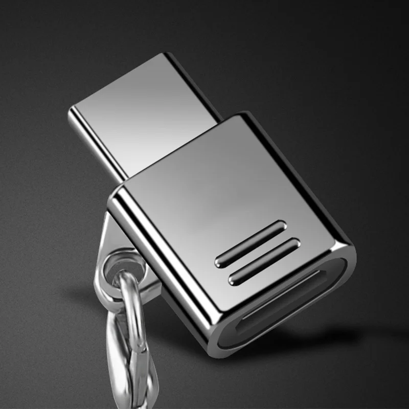 2019 Hot Type C Adapter Micro USB to USB-C Converter with Keychain for Samsung HTC MacBook For DOY | Мобильные телефоны и