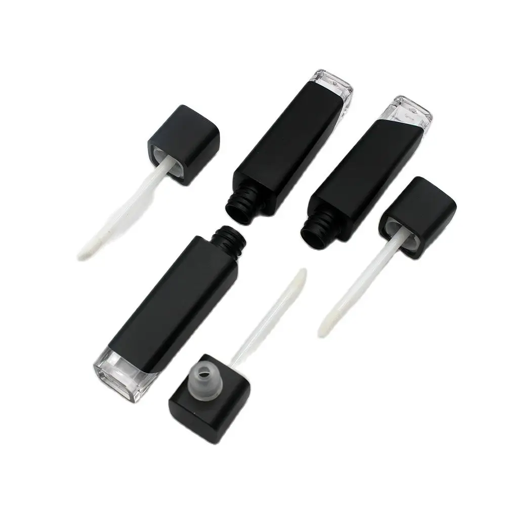 8 мл 5 шт. квадратные пластиковые тюбики для блеска губ пустая туба косметический