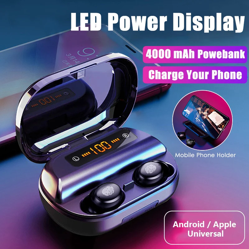 Беспроводные наушники Bluetooth с микрофоном игровая гарнитура V11 TWS спортивные