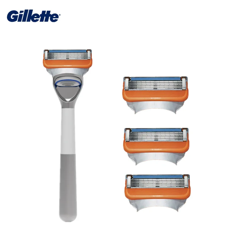 

Original Gillette Fusion 5 Men's Shaver Razor Blade Replaceable Cassettes for Shaving Razor Blade with Precision Trimmer