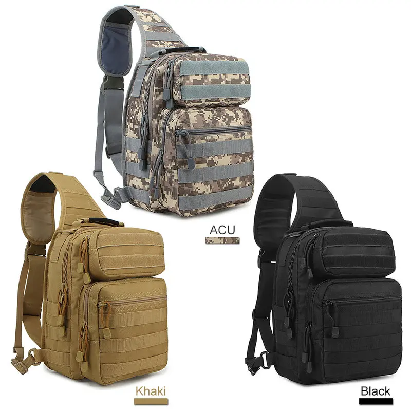 

Outdoor Fishing Military bag Rucksacks Single Shoulder Chest Backpack Tackle Hunting Camping Hiking Trekking Crossbody Daypack