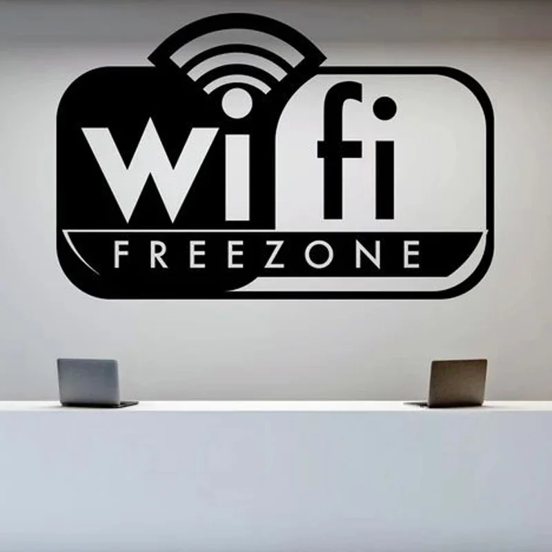 

Виниловая наклейка с Wi-Fi для кафе