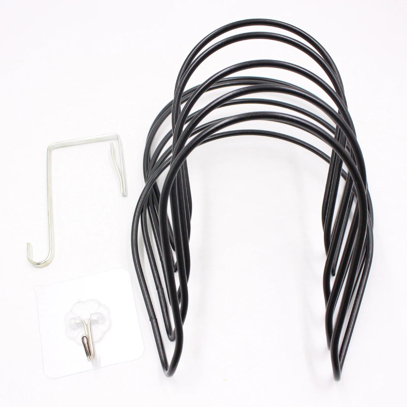 

Multi-layer Over the Door Hat Rack Punch-Free Hanger Bag Scarves Organizer Hook for Wall Closet Bathroom