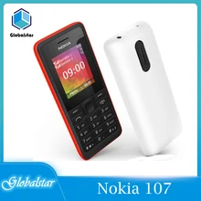 Nokia 107 Refurbished Original Nokia 107 FM Radio Dual SIM Cards Good Quality Unlocked Mobile Phone