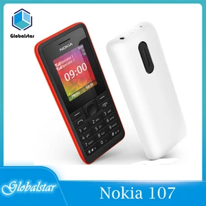 nokia 107 refurbished original nokia 107 fm radio dual sim cards good quality unlocked mobile phone free global shipping