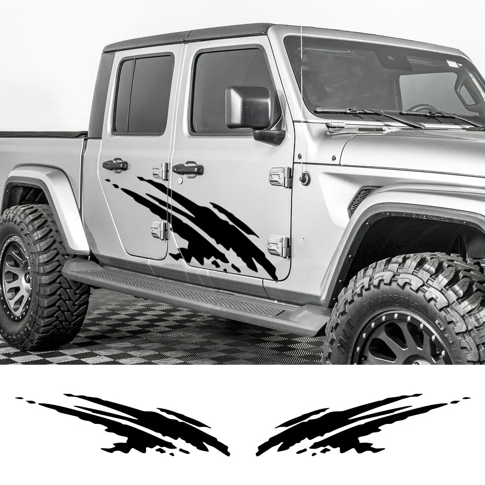 Дверные боковые наклейки для Jeep Gladiator JT декор пикапа графика грузовика стиль