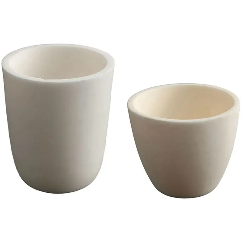 

2 Pcs 30Ml Alu 99% Conical Corundum Crucible Melting Furnace Crucible, 42 X 46 X 40 X 25Mm & 32 X 38 X 45 X 25Mm