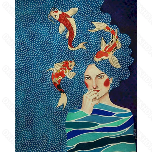

Diy Diamond Painting Oil Painting Women Image Picture Kit Acrylic Digital Painting Digital Wall Decoration Painting