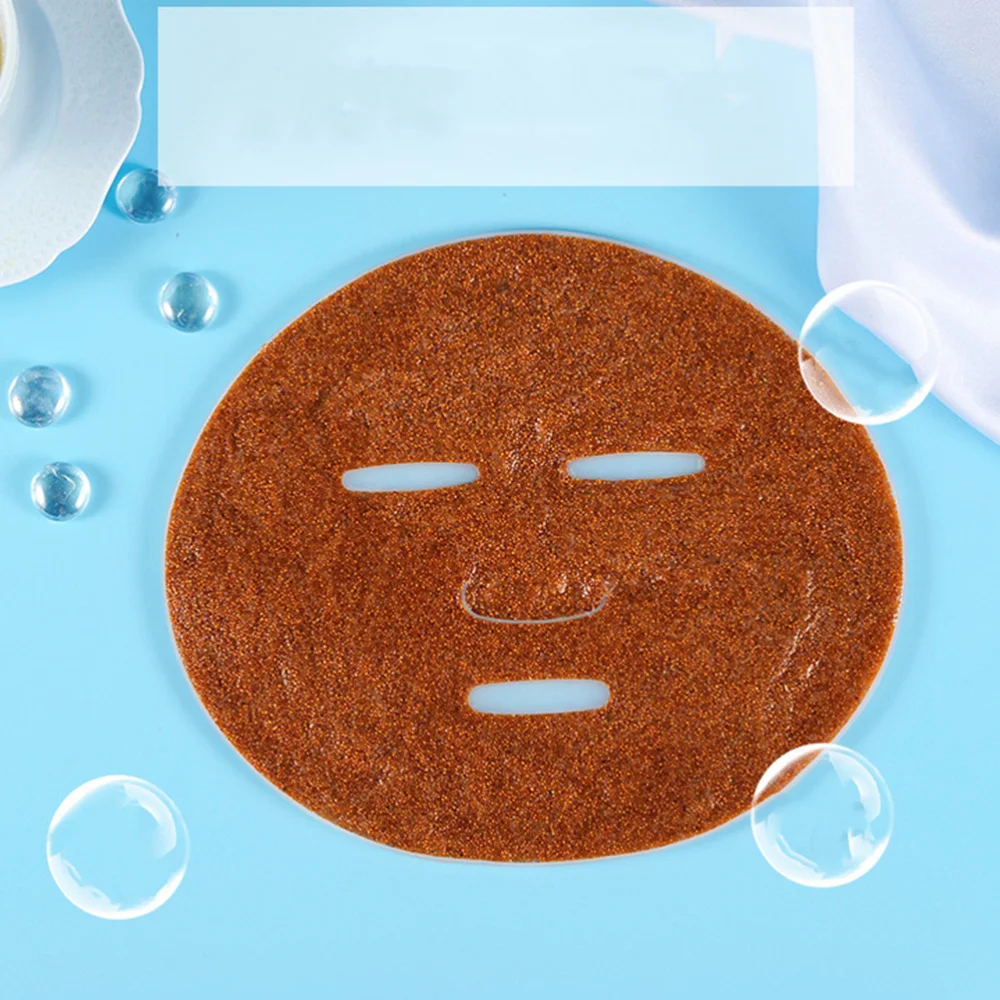 

2Pcs Silicone Mask Tray Makeup Tool Mask Mask Moisturizing Mask Fixed Silicone Film (Random Color)
