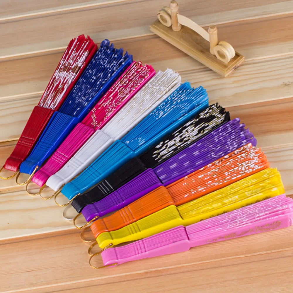 Китайский/Испанский Стиль танцевальный свадебный веер кружевной Шелковый