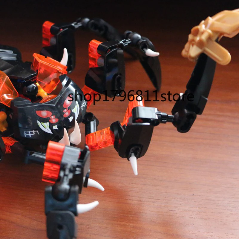 XSZ 708 4 Bionicle маска светильник детский Властелин черепа паук Строительные блоки